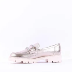 Women Marco Tozzi Bello Chunky Slip On Loafer - Platinum