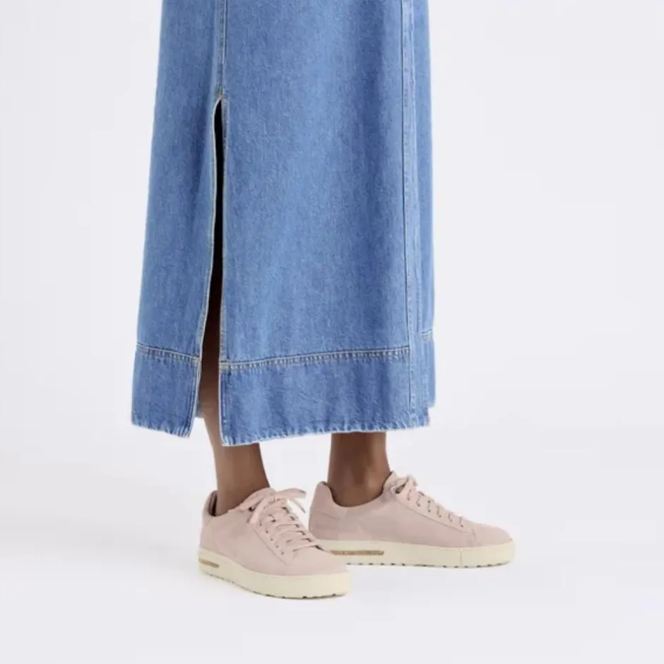 Women Birkenstock Bend Low Suede Trainer - Light Rose