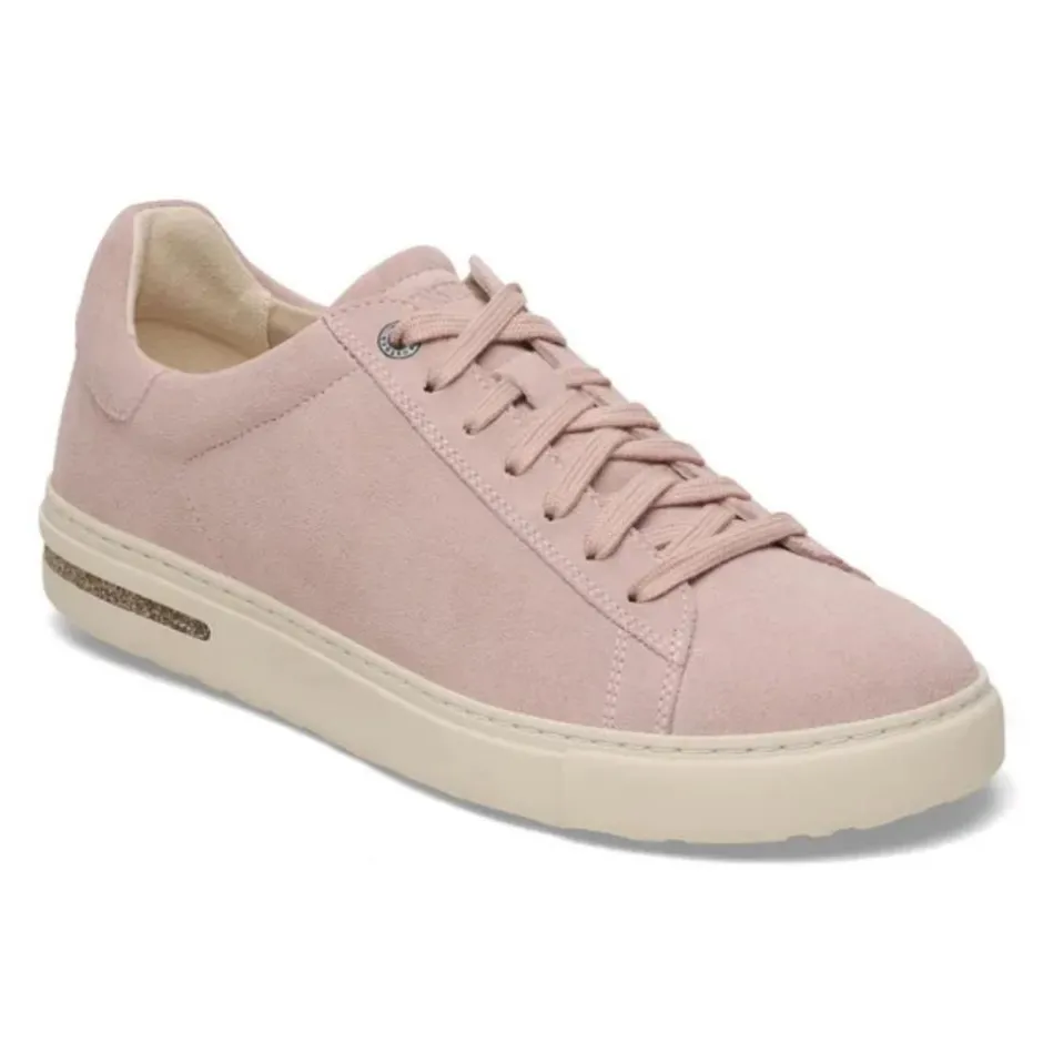 Women Birkenstock Bend Low Suede Trainer - Light Rose
