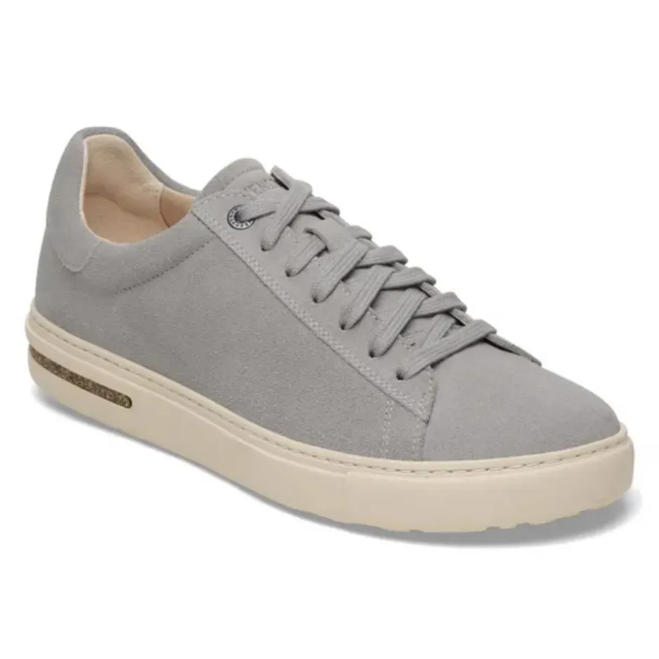 Women Birkenstock Bend Low Suede Trainer - Stone Coin