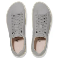 Women Birkenstock Bend Low Suede Trainer - Stone Coin