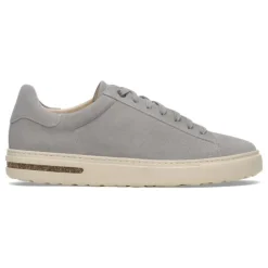 Women Birkenstock Bend Low Suede Trainer - Stone Coin