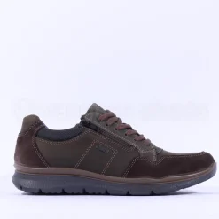Ara Men Benjo Goretex Lace Shoe - Brown Green Leather