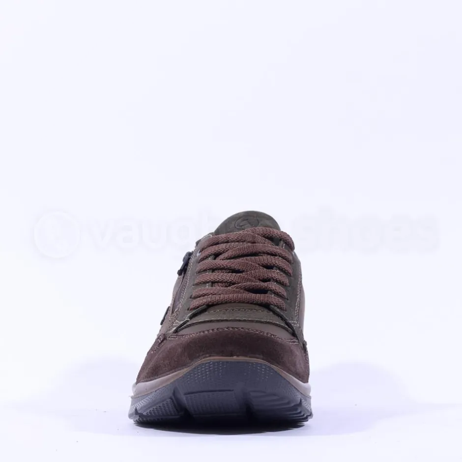 Ara Men Benjo Goretex Lace Shoe - Brown Green Leather