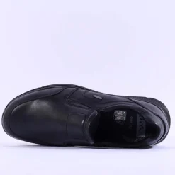 Ara Men Benjo Goretex Slip On Shoe - Black Leather