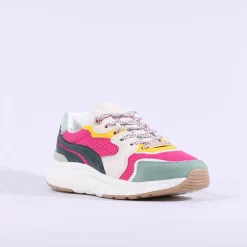 Women Tommy Bowe Ladies Berard Lace Trainer - Neon