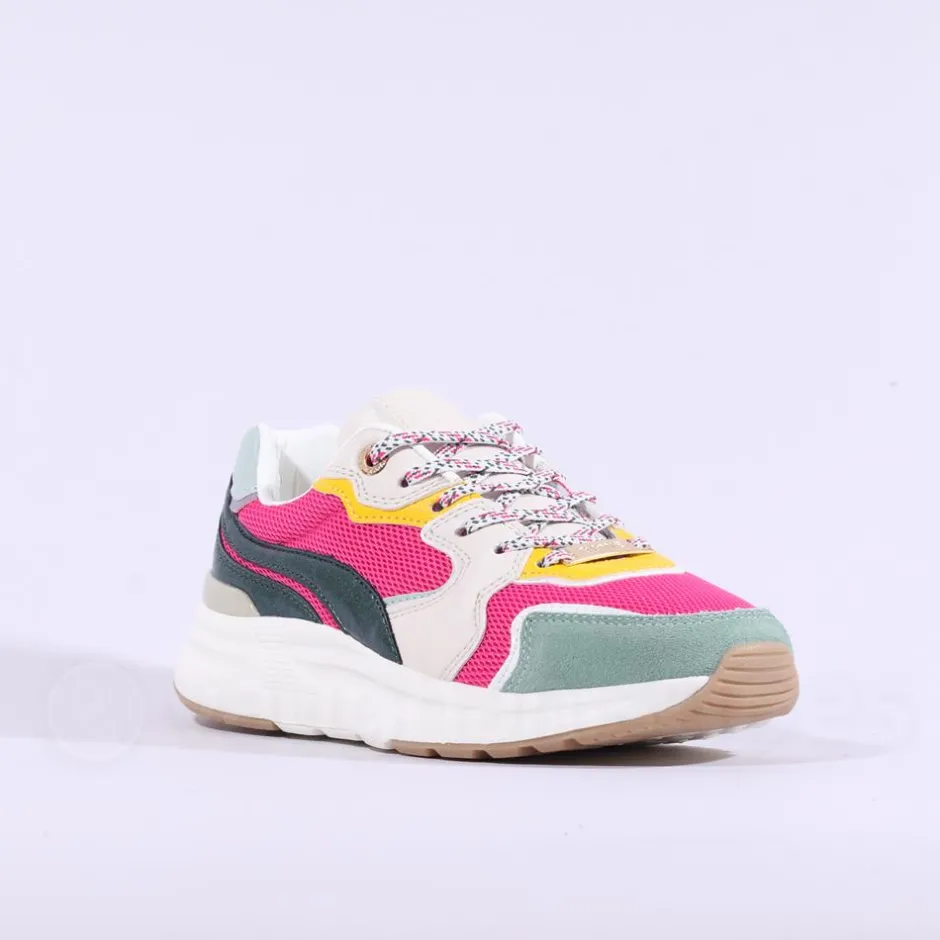 Women Tommy Bowe Ladies Berard Lace Trainer - Neon