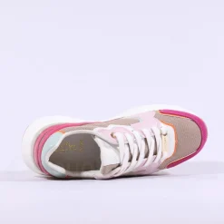 Women Tommy Bowe Ladies Berard Lace Trainer - Pink Combi