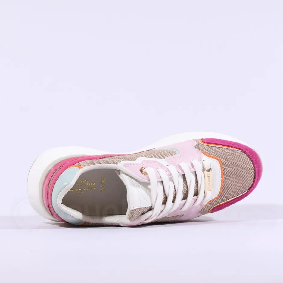 Women Tommy Bowe Ladies Berard Lace Trainer - Pink Combi
