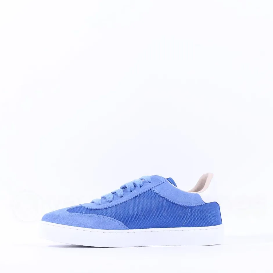Women Victoria Berlin Laced Mesh T Toe Trainer - Azul