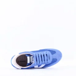 Women Victoria Berlin Laced Mesh T Toe Trainer - Azul