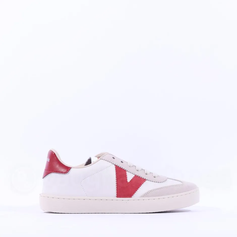 Women Victoria Berlin Laced T Toe Trainer - Carmin