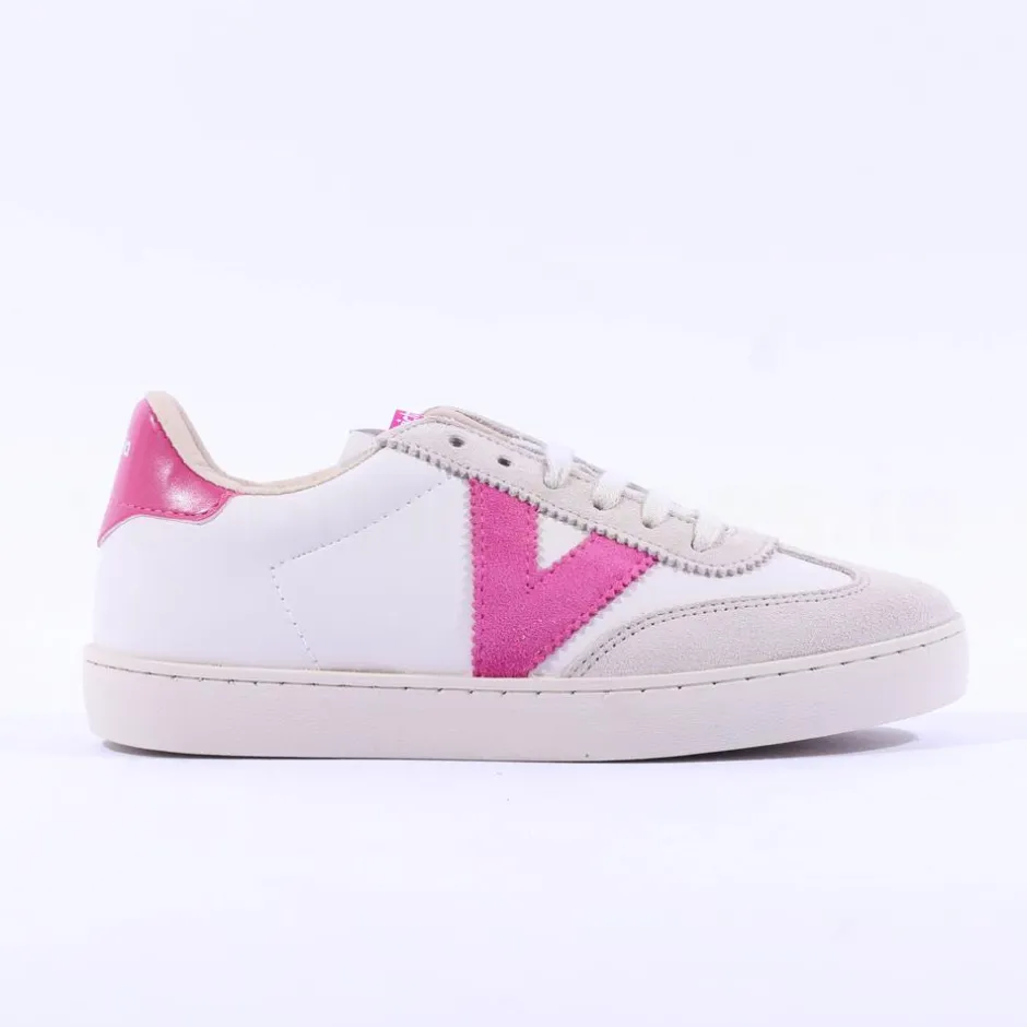 Women Victoria Berlin Laced T Toe Trainer - Fuchsia