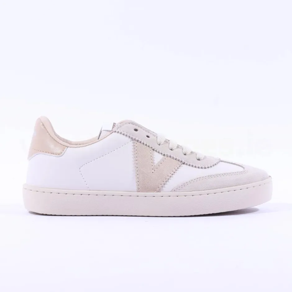 Women Victoria Berlin Laced T Toe Trainer - Hielo