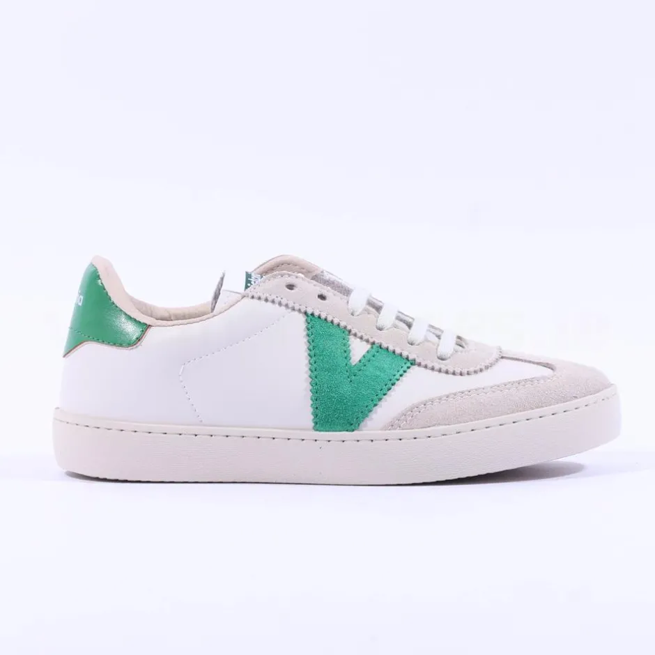 Women Victoria Berlin Laced T Toe Trainer - Verde