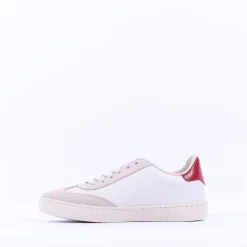 Women Victoria Berlin Laced T Toe Trainer - Carmin