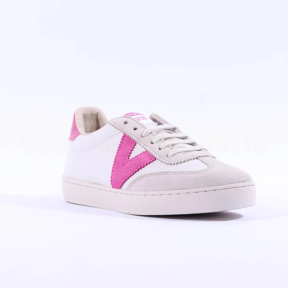 Women Victoria Berlin Laced T Toe Trainer - Fuchsia