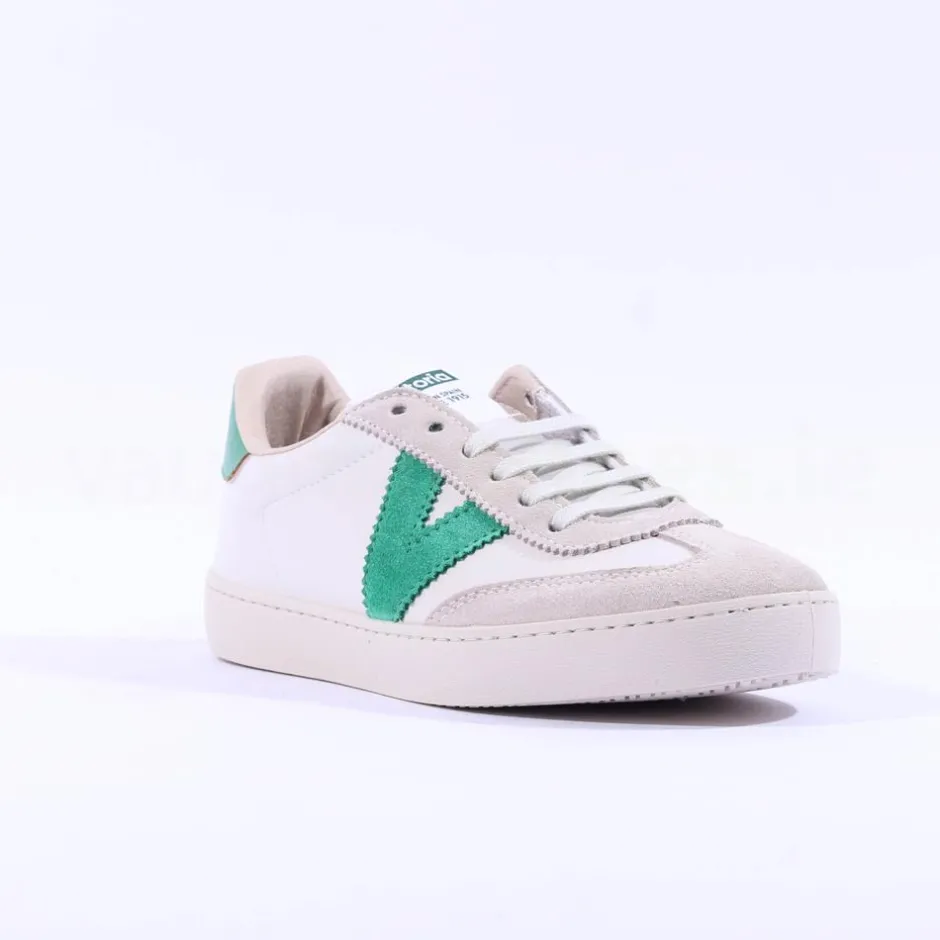 Women Victoria Berlin Laced T Toe Trainer - Verde