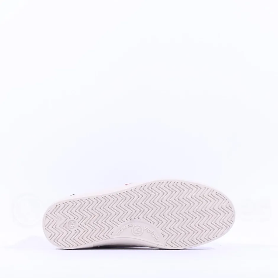 Women Victoria Berlin Laced T Toe Trainer - Carmin