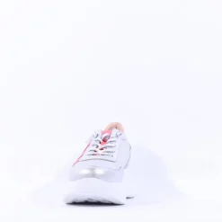 Women Wonders Berlin Platform Bungee Trainer - Silver Coral