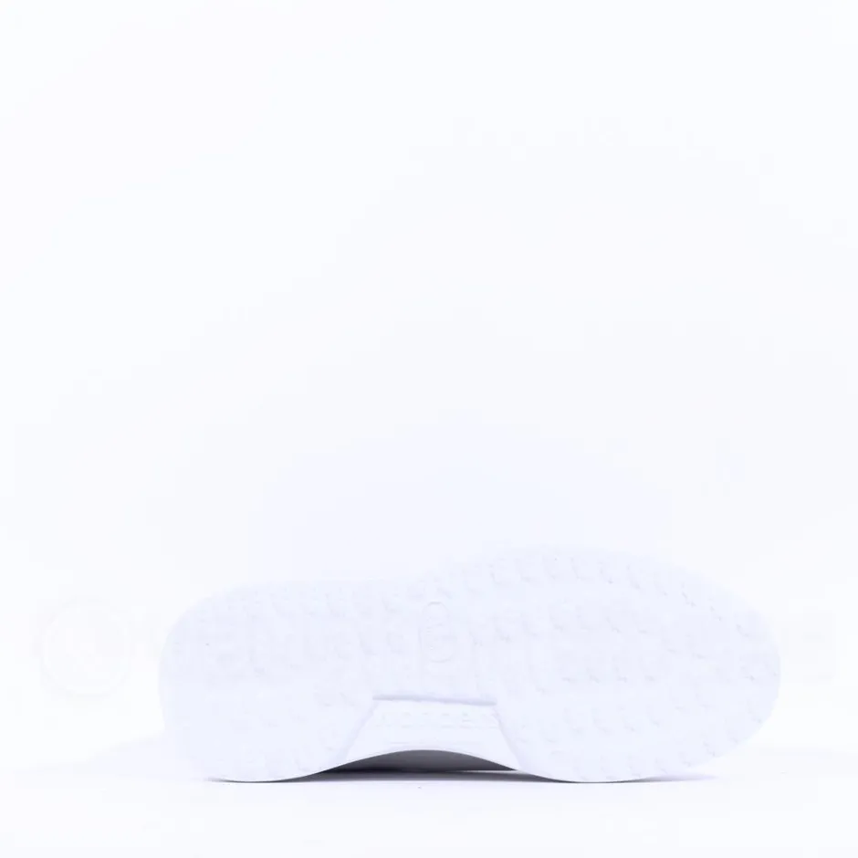 Women Wonders Berlin Platform Bungee Trainer - White Silver