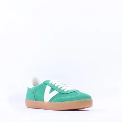 Women Victoria Berlin Suede Gumsole Trainer - Verde