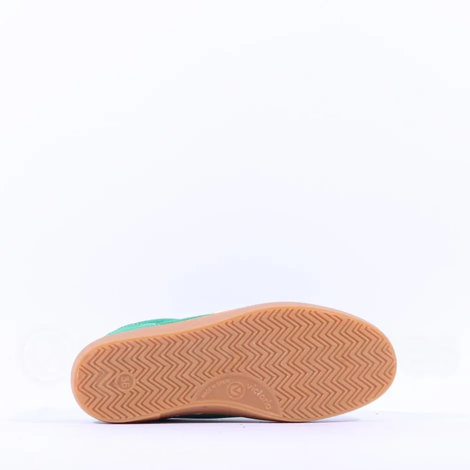 Women Victoria Berlin Suede Gumsole Trainer - Verde