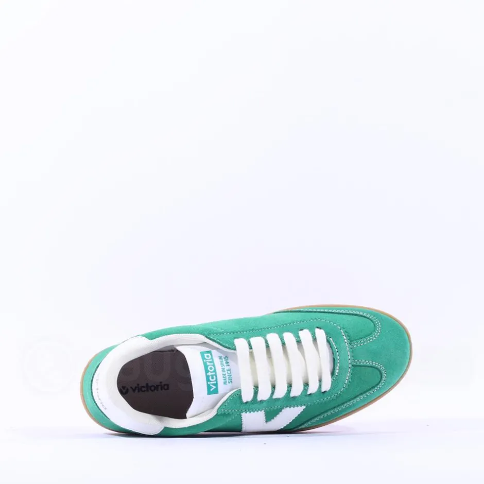 Women Victoria Berlin Suede Gumsole Trainer - Verde