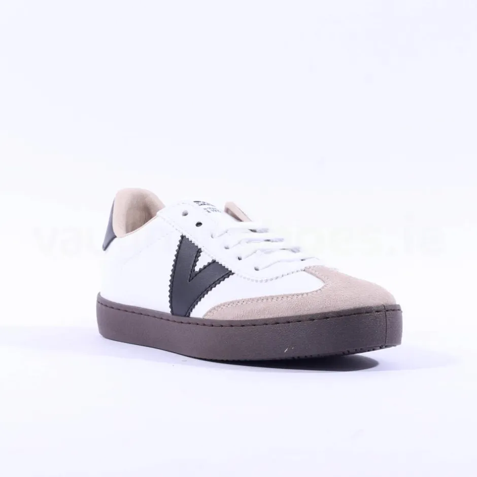 Women Victoria Berlin Two Tone T Toe Trainer - Blanco