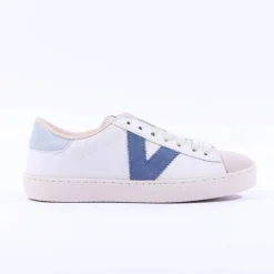 Women Victoria Berlin V Laced Two Tone Trainer - Azul
