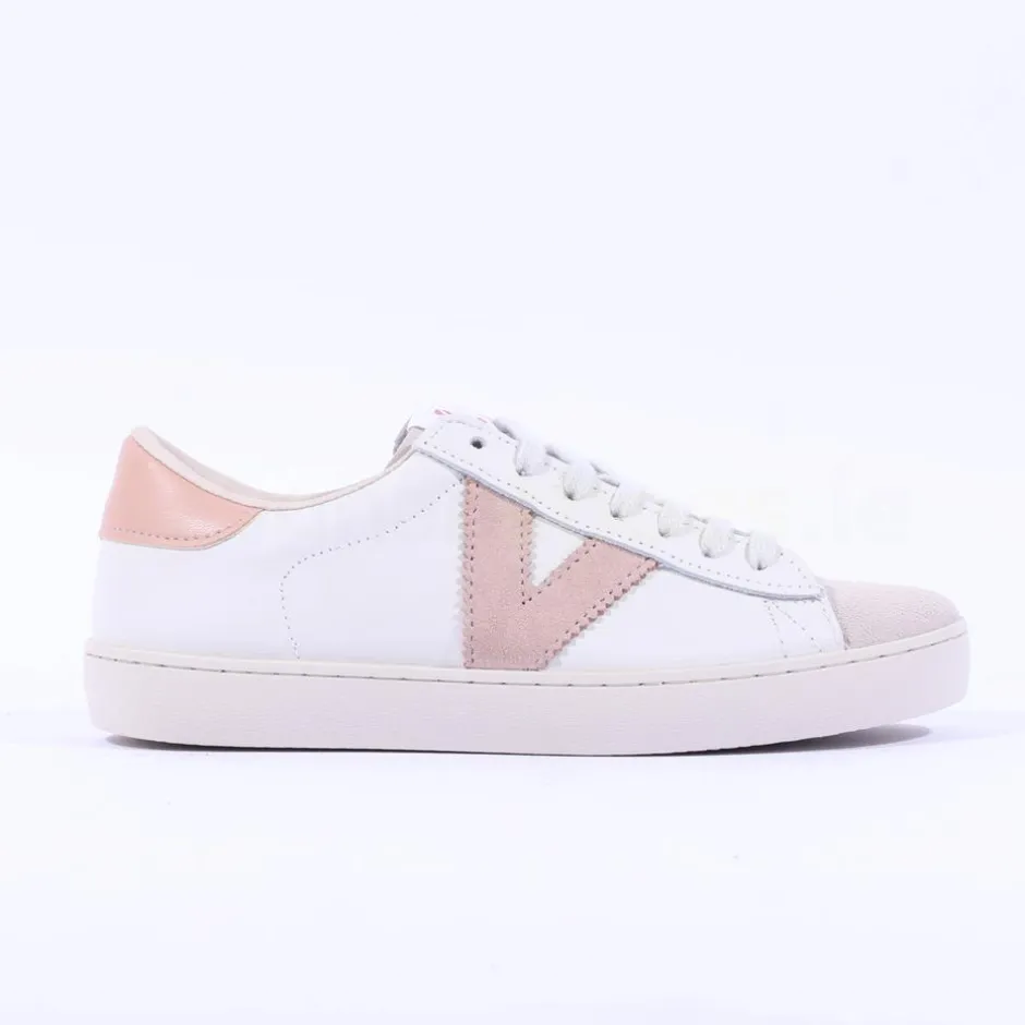 Women Victoria Berlin V Laced Two Tone Trainer - Cuarzo