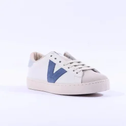 Women Victoria Berlin V Laced Two Tone Trainer - Azul