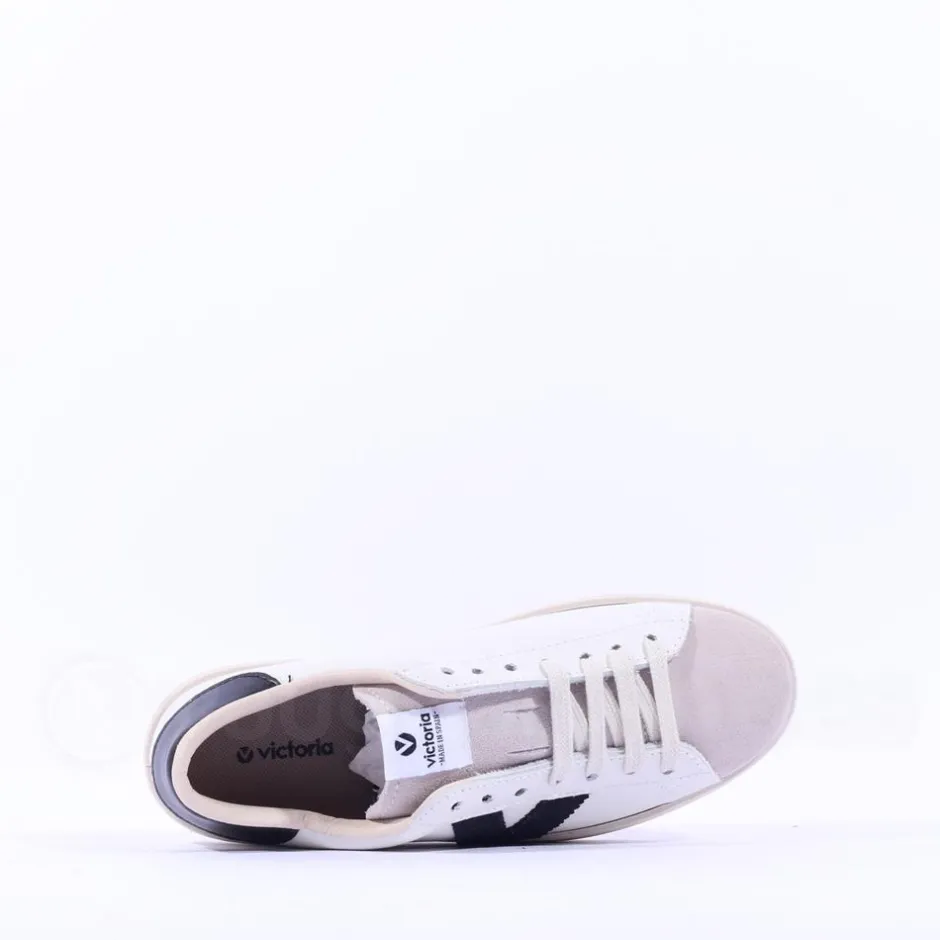 Women Victoria Berlin V Laced Two Tone Trainer - Black