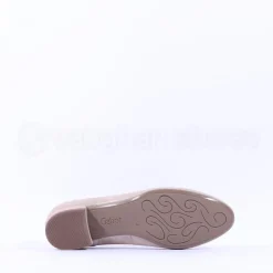 Women Gabor Betty Low Heel Classic Court - Gold Shimmer