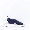 Women Caprice Bluefly Sparkle Knit Sandal - Navy