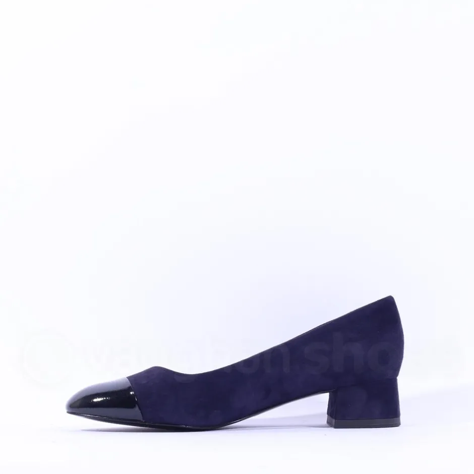 Women Peter Kaiser Bologna Toe Cap Court Shoe - Dark Blue