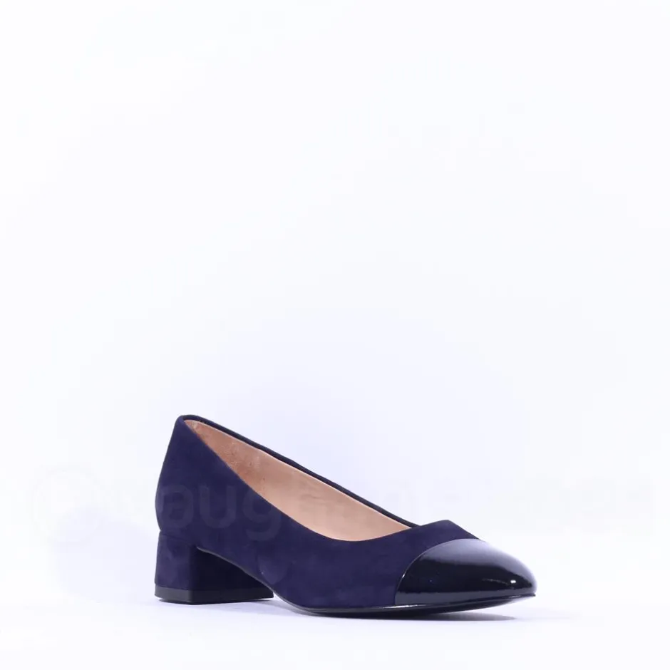 Women Peter Kaiser Bologna Toe Cap Court Shoe - Dark Blue