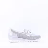 Women Marco Tozzi Bonallo Link Detail Loafer - Silver Combi