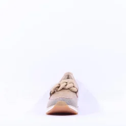 Women Marco Tozzi Bonallo Link Detail Loafer - Gold Combination