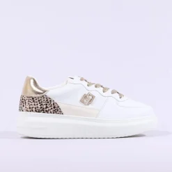 Women Tommy Bowe Ladies Bond Platform Trainer - White Leopard