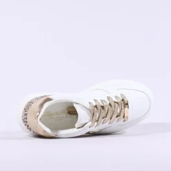 Women Tommy Bowe Ladies Bond Platform Trainer - White Leopard