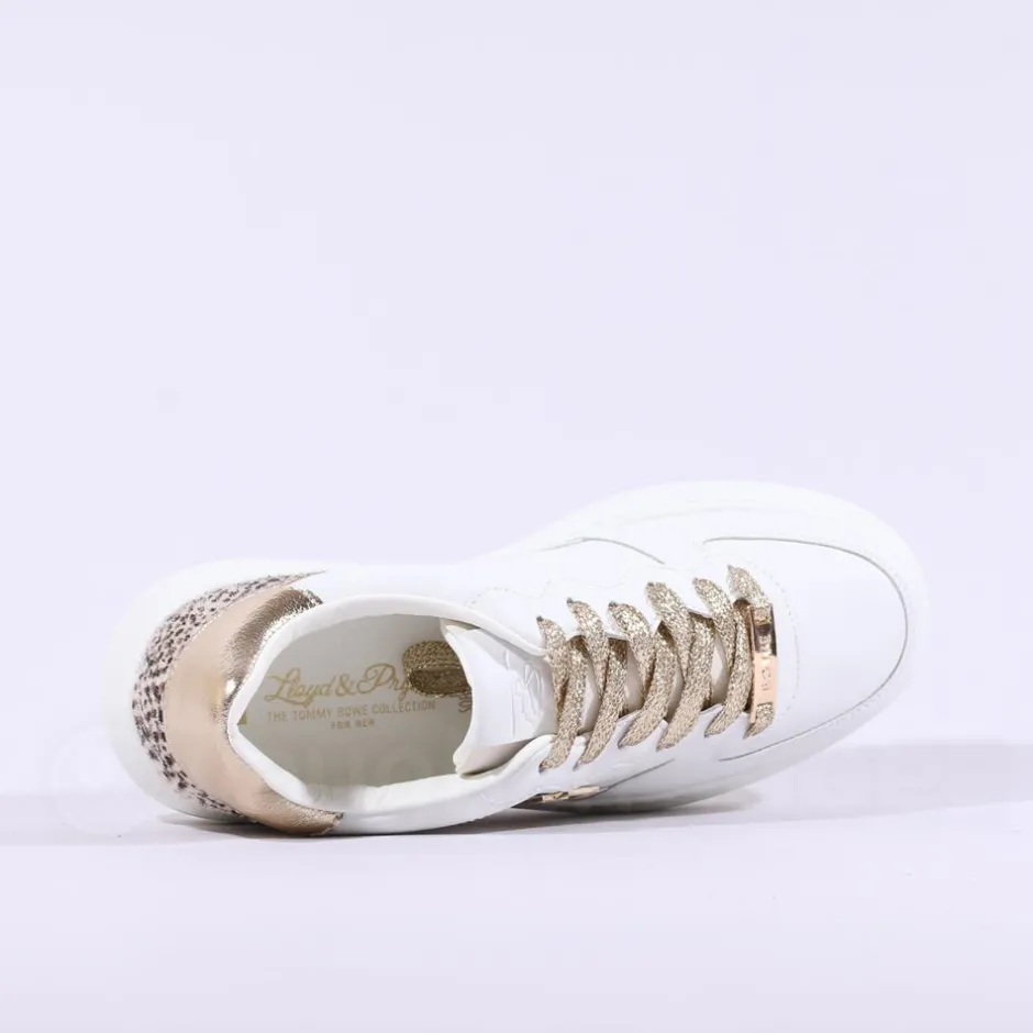 Women Tommy Bowe Ladies Bond Platform Trainer - White Leopard