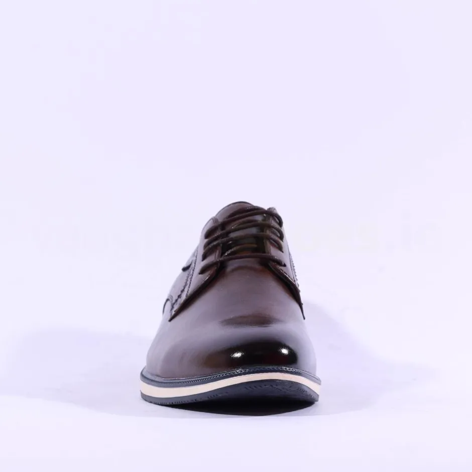 6th Sense Boomerang Laced Casual Shoe - Brown