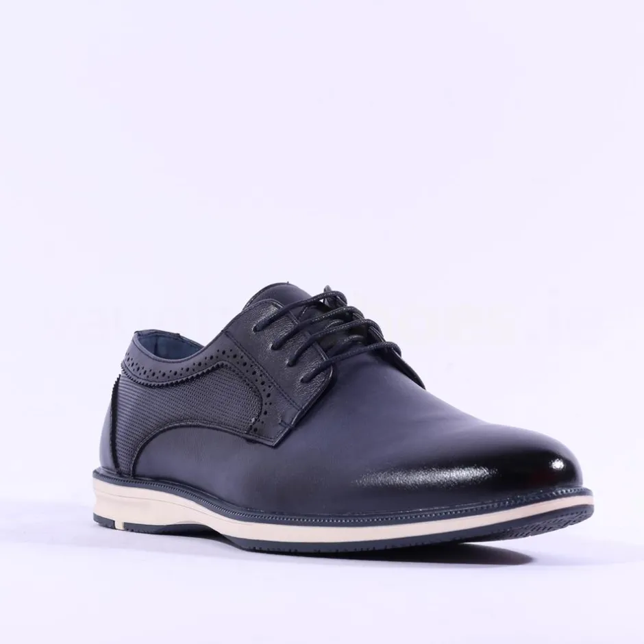 6th Sense Boomerang Laced Casual Shoe - Navy