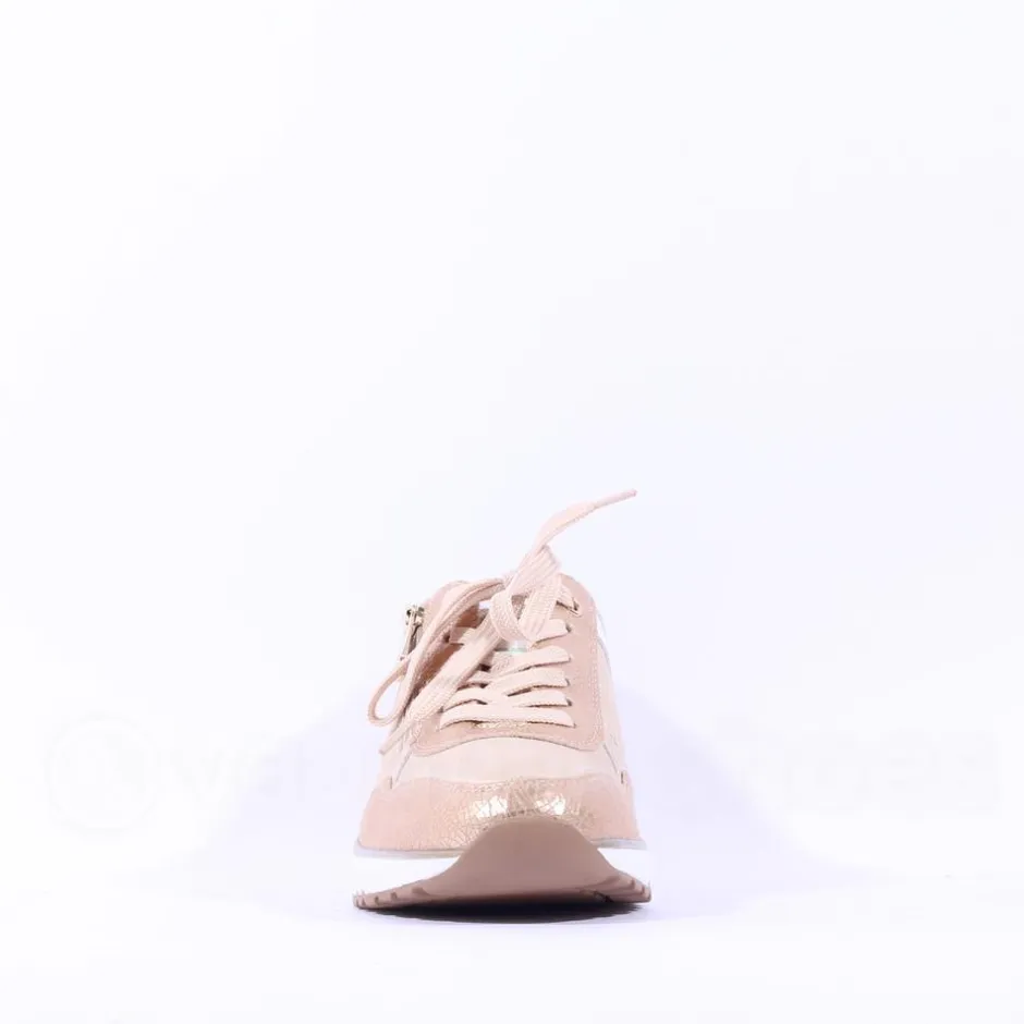 Women Marco Tozzi Bosa Vegan Trainer - Gold Combination