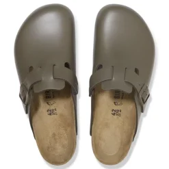 Birkenstock Men Boston Natural Leather - Concrete Grey