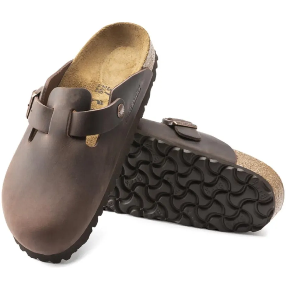 Birkenstock Men Boston Oiled Leather - Habana