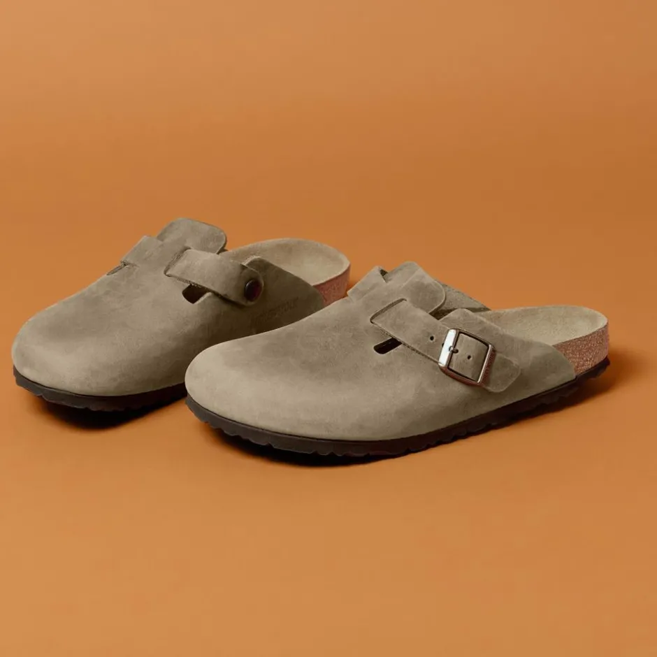 Women Birkenstock Boston Oiled Leather - Tabacco Brown