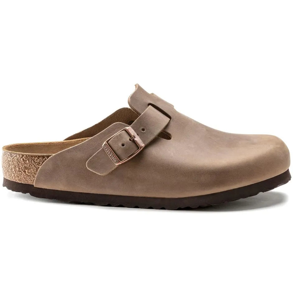 Women Birkenstock Boston Oiled Leather - Tabacco Brown