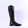 Women Gabor Brook Knee High Boot Medium Calf - Black Leather